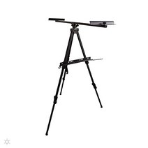 미술학원 이젤 알루미늄 소묘 미술재료 색채도구 다용도 민신 입시미술 화방용품 전문가용품 3단 수채화겸용 미술용품 검정 미대 도매포인트有00435 이젤