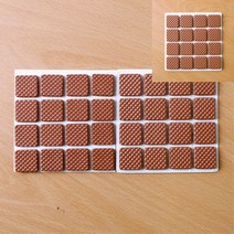 32p 사각 바닥보호패드 1.8cm 소음개선 범퍼스티커 소음차단 층간소음해결방법 소음방지스티커 소음 방진구 진동