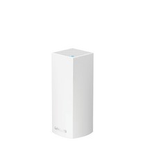 Linksys Velop 지능형 메시 WiFi 시스템 트라이 밴드 1-팩 흰색(AC2200) WHW0301