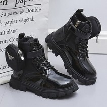 승마부츠 여성 남성 말 남녀공용 신발 승마부츠 신제품 오토바이 발목 부츠 웨지 레이스업 플랫폼 여성용, 04 29, 07 children black_04 29