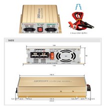 DARDA 다르다 DC AC 인버터 INVERTER DP-512 DC12V 500W, 1