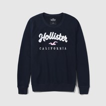홀리스터 hollister 여성 가을 맨투맨 프린트 트렌드 여성맨투맨 오버핏 맨투맨 E54FV0