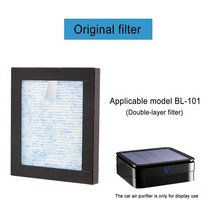 자동차 공기 청정기 휴대용 차량 충전기 USB 태양열 장착 네거티브 론 발생기 사무실용 밤 박스 디자인, [01] only filter