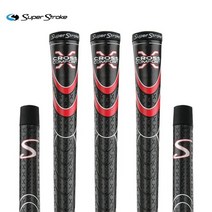 슈퍼스트로크 크로스 컴포트 폴리우레탄 골프그립 접지력 견인력, SS 크로스컴포트 60R - 블랙, 1개