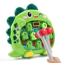 Cute Stone 해머 장난감 두더지 장난감 액션 게임 두더지 두드리는 게임 지육 장난감 점수 표시 반응 훈련 음성 효과 실내 게임 손끝 훈련 두드리는 장난감 피코 피코 해머 공룡 놀이 퍼즐 소년 소녀 선물 축하