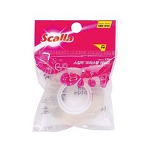 [RAΞ] Scalla 크리스탈 테이프 리필 18mmx33M BP-411 문구용 포장 다목적 박스 다용도 팬시용 사무용 ▷_8θ270eA, θ본상품w