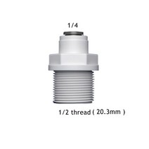 스트레이트 RO 워터 피팅 17 가지 유형 암나사 커플 링 호스 파이프 커넥터 필터 역삼투 부품 1 4 3 8, 10, 06 10