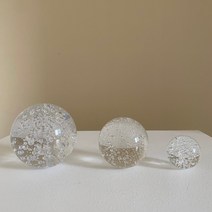 루나리아 크리스탈 거품 유리구슬 오브제, 대