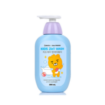 베비언스 카카오 키즈 2in1워시 라이언 390ml 1개, 카카오 키즈 2in1워시 라이언 39