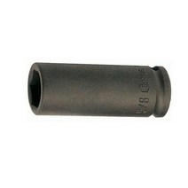 지니어스-육각 롱임팩소켓 임팩트소켓 복스알1/2x38mm jan2535ea
