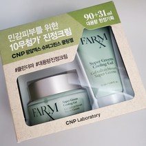 CNP 차앤박 팜알엑스 수퍼그린즈 쿨링 젤 기획 세트, 차앤박 쿨링 젤 90ml + 31ml 세트