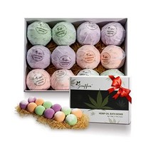 에센셜 오일 향기 배쓰밤 입욕제 선물 12개 세트, 12 Count (Pack of 1)