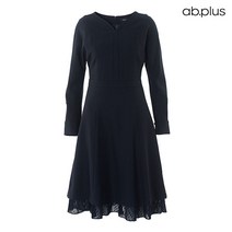 에이비플러스 ab.plus 언더 레이어링 네이비 포멀 원피스 (LSU4OO01A)