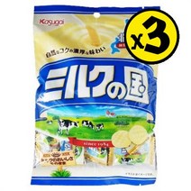 카수가이 밀크노쿠니 우유사탕 일본 캔디 115g (3개세트) 사무실 학교 학원 탕비실 단체 간식 수입 과자, one option, one option