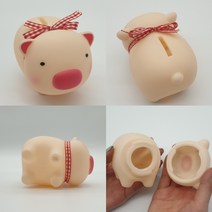 작은 돼지 저금통 동전 지폐 저금통 아이방 꾸미기 인테리어 소품