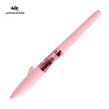 JINHAO SHAKR 시리즈 만년필 0 5/0 38mm 칠 학생 연습 서예 펜 학교 용품 12 가지 색상 가능, 02 Pink, 01 038mm