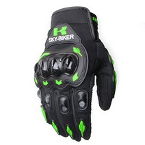 가와사키 닌자 300 250 400 650 ZX6R ZX10R H2 오바이 장갑 사이클링 레이싱 겨울 따뜻한 보호, 04 Green_01 M