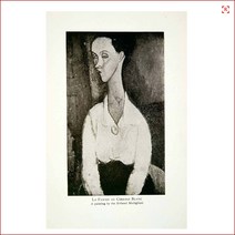 모딜리아니 Modigliani / WOMAN12 / 석판화 보증서