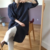 ★쭈니파파몰★ LF9783 2컬러 원피스셔츠 화이트롱셔츠 셔츠원피스