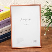 JJ Choice 아트픽처 허가증 상장 액자(A4) (로즈골드), 1개