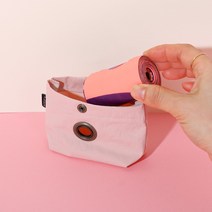 심플 강아지 풉백 디스펜서, 풉백 카키 +배변봉투1롤