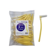 더 화이트 치간칫솔 L형 50p, 더 화이트 치간칫솔 L형 S(1.0mm) 50p, 1개