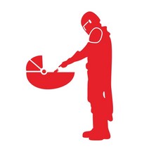 벽장식소품 우드 인테리어 헌팅트로피 소품 Baby On Board Sign 비닐 스티커 자동차 창 범퍼 장식 Star 데, 06 Red_02 18x12 cm