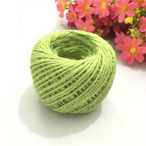 마닐라로프 삼줄 줄다리기줄 1롤 50M 자연 삼베 황마 꼬기 코드 대마 로프 문자열 2mm 소박한 포장 선물 웨, 12 12