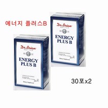 비타민BC 비타민B 비타민C 스틱 수용성 비타민B군 비타민비군 에너지 플러스B 농축 청사과 분말, 30포x2