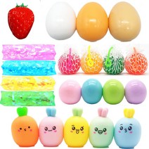 심쿵란 딸기 포도 당근 계란 Water Snake 미끌링 주물럭 말랑이 개구리알 촉감놀이, 워터스네이크_미끌링_4개_