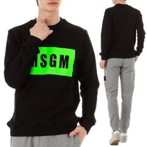 MSGM [명품]MSGM 3240MM523F 99A 박스 로고 맨투맨 3240MM523F22729999A