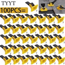 재사용 가능한 타일 레벨링 시스템 100/50 개 레벨링 벽돌 배치 건설 도구 부품, 01 50PCS