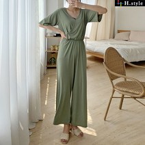 에이치스타일 PT 랩점프수트 봄 여름 밴딩팬츠