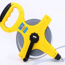 100M 줄자 토지 측량 투포환 거리재기 측정 수동 되감기 릴 건설 공사 1P
