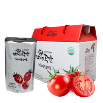 [리얼푸드유기농토마토120ml] 대추방울토마토즙 황금대추방울토마토즙 로얄과 30포 50포 120ml, 빨간대추방울토마토