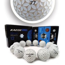 카에데맥스 3피스 3칼라 골프공 12구 세트, 4. 실버 칼라 12구