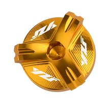 YAMAHA R1 R3 R6 YZF R1 R3 R6 YZFR6 2015 2017 2020 2021 오토바이 액세서리 CNC 알루미늄 엔진 오일 필러, 08 Gold-YZF