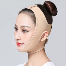 얼굴 리프팅 밴드 마사지 팔자 땡김 V라인 페이스 윤곽 사무용 브이라인 주걱턱 마스크 0-8324ea, S