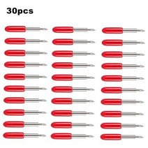 블레이드 Cricut 탐험 3/Air 2/Air/One/ 메이커 3/메이커 튼튼한 하우징 30/45/60도 플로터 절단, [04] 30PCS 45 Degrees
