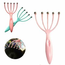머리마사지기 핸드 마사지 머리 안마기 휴대용, 핑크CM003527