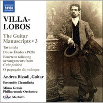 [CD] Andrea Bissoli 빌라-로보스: 기타 필사본 3집 - 타란텔라 12 연습곡 14 민요 (Villa-Lobos: The Guitar Ma...