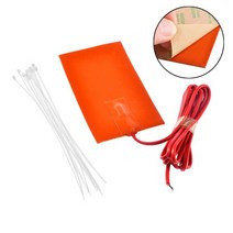 12v전기장판 12볼트전기장판 12v 온열 차량 자동차 전기 겨울 매트 시트 90x130mm 100w 온도 조절기 120 섭씨 엔진 크랭크 케이스 실리콘 히터 패드 블록 탱크 예, [02] OEM, [04] 110v