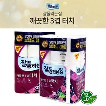 QDP335605[도매직방] 미래생활 잘풀리는집 깨꿋한3겹 터치 화장지 30롤 휴지, E잘풀리는집 깨끗한3겹 터치 30롤
