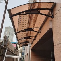 1000 X 1300 상가어닝 빗물차단 조립식차양 렉산가격 계단캐노피 가림막 폴리카보네이트, 브라운, 블루, 실버