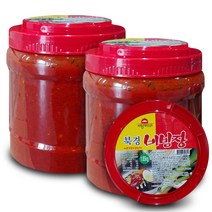 서양푸드 북경 비빔장 1.85kgX2통/국수/냉면/쫄면/대용량/양념장/비빔국수/아이스포장, 2개, 1850g