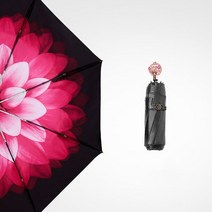 카본우산 투명 장 명품 우산 럭셔리 디자이너 크리스탈 헤드 접는 우산 여성용 파라솔 써니 우산 비 여성