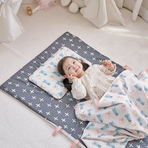 라텍스 낮잠이불세트 베이비_어린이집 낮잠이불 세트 분리형, 극세사세트-러블리캣