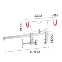 민물 낚시 받침틀 부속품 좌대 스탠드 발판 낚싯대 홀더 브리지 클립 성인 야외 바다 다리 뗏목 금속 조절 지원 미끄럼 방지 클러치, b 베이트 캐스팅 릴, 02 B Baitcasting REEL