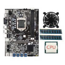 1 Set B75 Miner Great Efficiency Pro DDR3 Dependable B75 마더보드 PC용 메모리가 포함된 여러 포트 데스크탑 피팅, type1