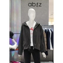 ab.f.z [ab.f.z] 밑단 셔링 후드 점퍼 (AAW5HU31G)